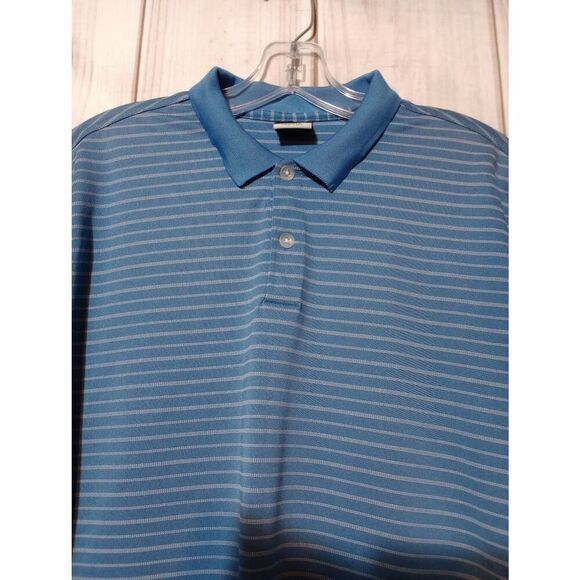 Nike Polo Men's Extra Large Blue Short‎ Sleeve Dri-Fit - Picture 3 of 7